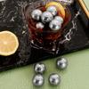 4/6/8pcs Stainless Steel Ice Cubes Set Juice Beer Wine Whisky Cooler Rocks Food Grade Reusable Cooling Cube Home Party Bar Tools