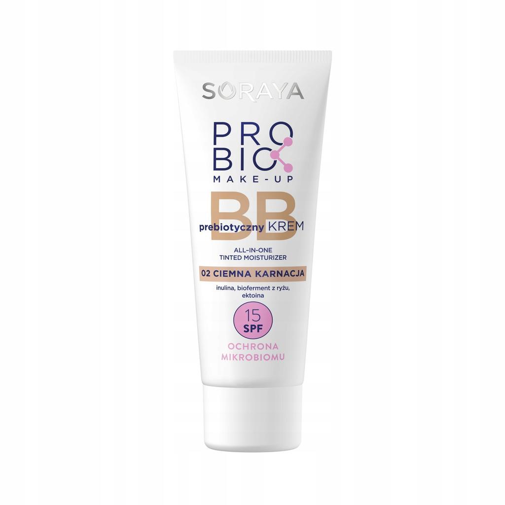 Soraya Probio Make-Up Bb Face Cream, Spf 15, Prebiotic, No. 02; 30