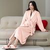 Thickened flannel red pajamas pajamas wedding couple suit autumn and winter coral fleece men's and women's loungewear
