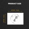 BAIH7 2/5/10pcs 3D Metal Car Emblem Sticker Decor Badge Decal Interior For bmw e46 e39 e90 e60 e30 f10 f11 f20 f30 g20 g30 x1 x3 x5 z4