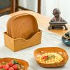 Wooden Japanese Pallet Oval Simple Mini Tableware Fruit Plates Home Afternoon Tea Snack Plates Dining Table Bread Cake Dishes