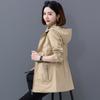 Spring Women's Jackets Causal Windbreaker Two-Sided PiercingThin Basic Coat Lightweight Jacket Outwear Women Clothing