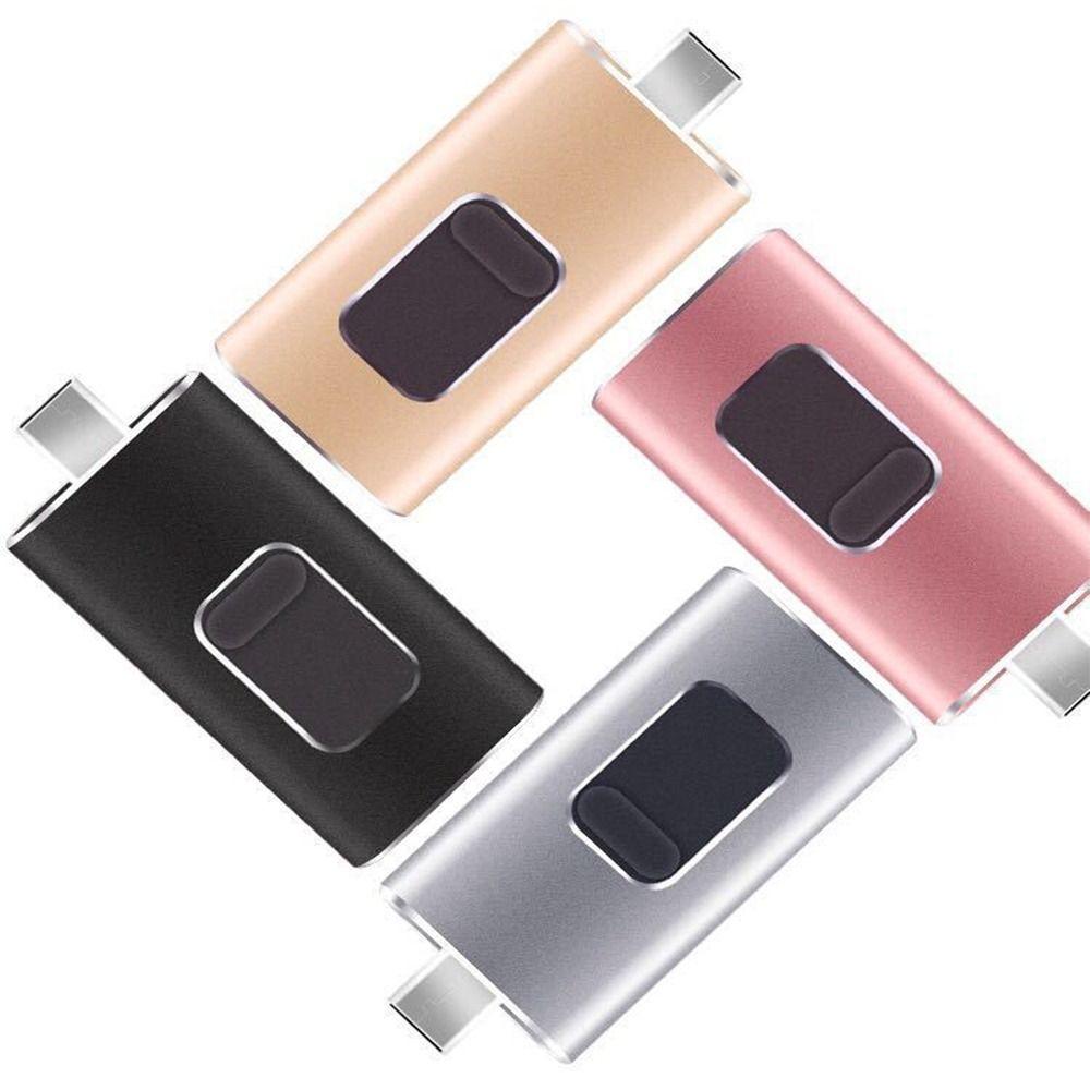 Флеш-накопитель 4-в-1 для телефона, внешняя память типа C, OTG, внешние данные, аксессуары для телефона