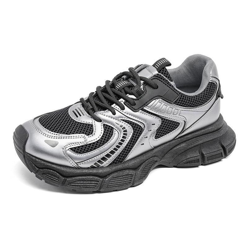 Новая мужская повседневная спортивная обувь сетка платформа мужская обувь модная универсальная обувь для папы мужская YH06