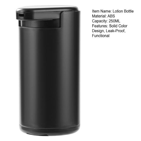 250 мл флакон для лосьона однотонный дизайн герметичный портативный дозатор с насосом плавный сброс жидкости пресс-насос дозатор лосьона