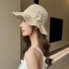 New washable hat women's summer versatile bucket hat outdoor shading sun protection hat casual sun basin hat