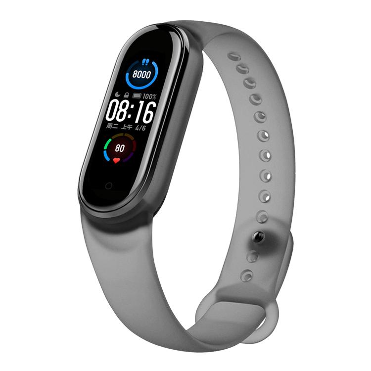 Прозрачный ремешок для Xiaomi Mi Band 6 5 4 3, мягкий браслет на запястье для Mi Band 3 4 Mi Band 5 6, двухцветный сменный ремешок для Mi Band 6 3 4 5