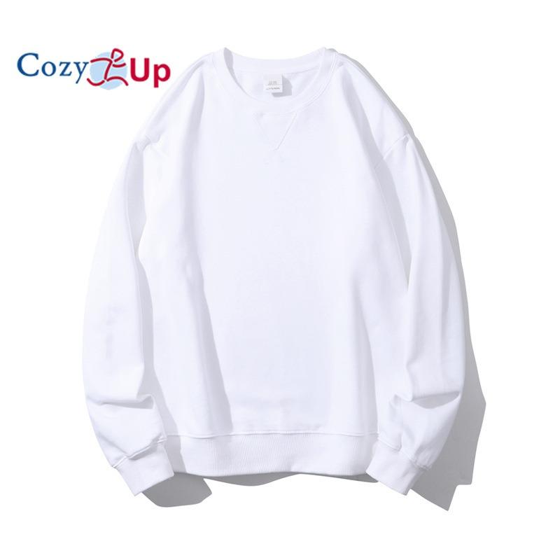 Мужской свитер с круглым вырезом из флиса и смеси хлопка Cozy Up