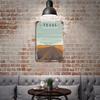 1PC Vertical Antique Tin Wall Art 20×30cm, Rustic Aged Metal Sign for Bar, Pub, Garage, Restaurant, Home or Office Retro Decoration