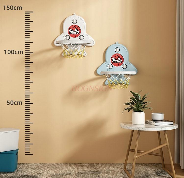 Basketball Rack For Children Indoor Adjustable Shooting No Punching Wall Mounted Basketball Frame For Children