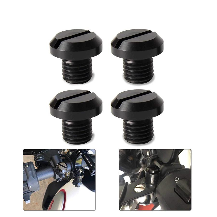 Новые 10 шт. M8X1.25 ЧПУ Винт-заглушка отверстия зеркала для Honda, Yamaha, Suzuki, Kawasaki