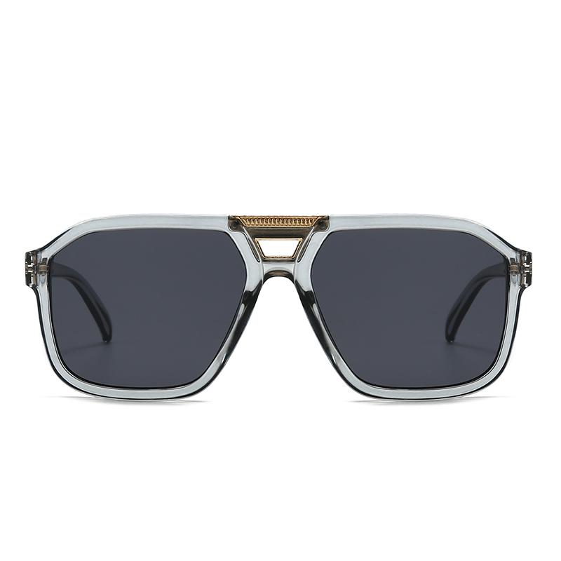Cross-Border Export New Modern Retro Large Frame Men's Sunglasses Ins Style Street Shooting Big Brand Ink Lh290