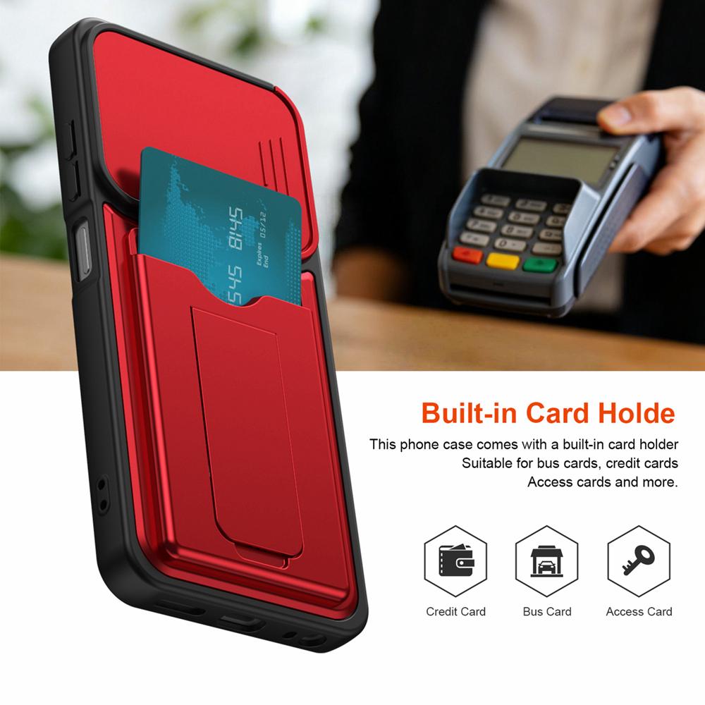 KEYSION Чехол-кошелек с держателем для карт для Itel A100C, защита выдвижной камеры, вертикальная подставка, ударопрочная задняя крышка для itel A100C
