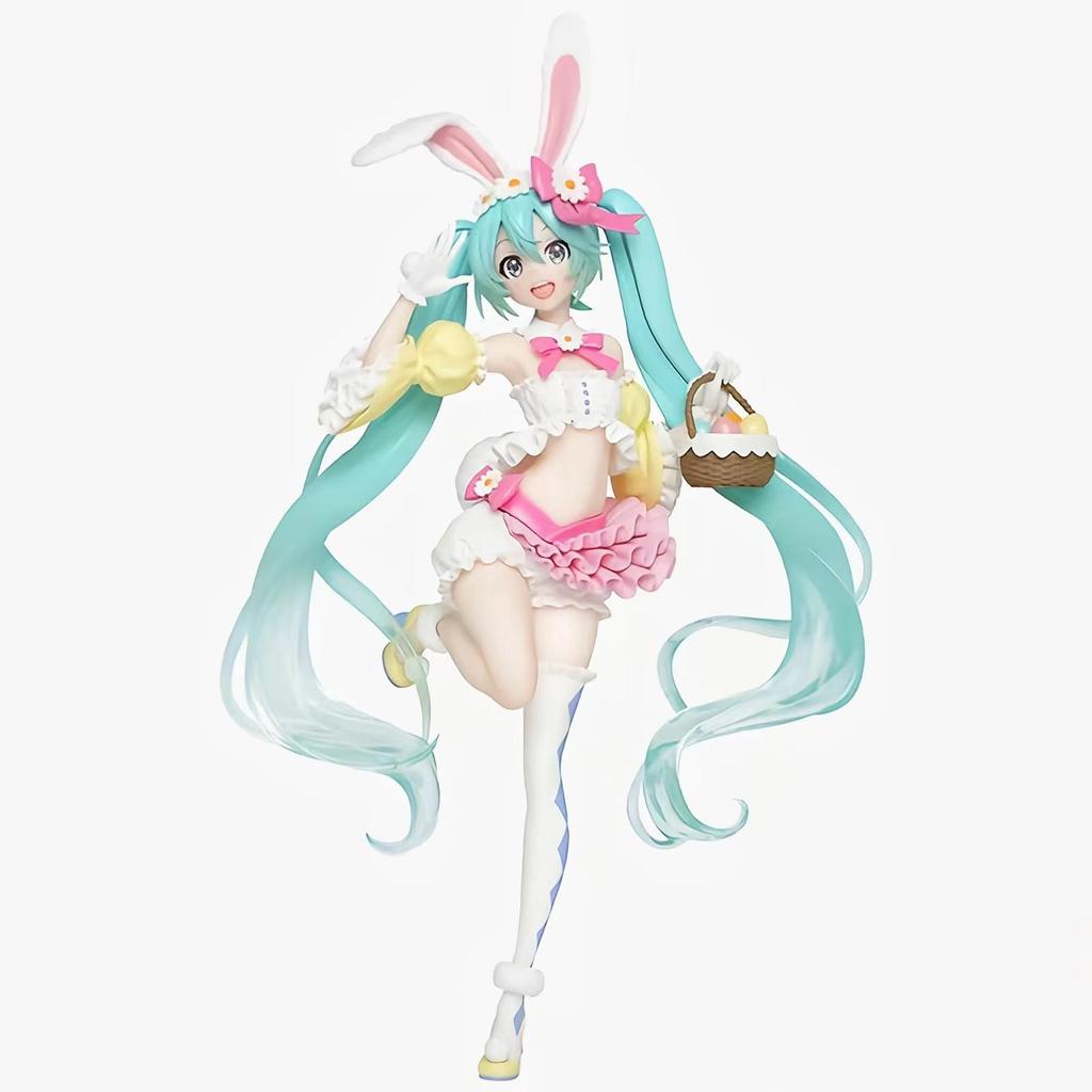High-Quality Sakura Hatsune Miku PVC Doll with Decorative Chassis Ornaments