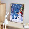 Disney Stitch Snowman Christmas diamond painting kit handmade diy5D home decoration gift unique idea