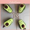 Keychain Avocado Cute Plush Toy Girls Kids Backpack Decoration Hanging Ornament