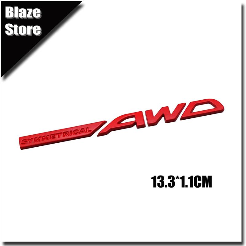 3D Металлическая Симметричная Эмблема AWD На Крышку Багажника Автомобиля Автомобильная Наклейка Для BRZ XV Outback Forester Asahi Panther WRX Impreza