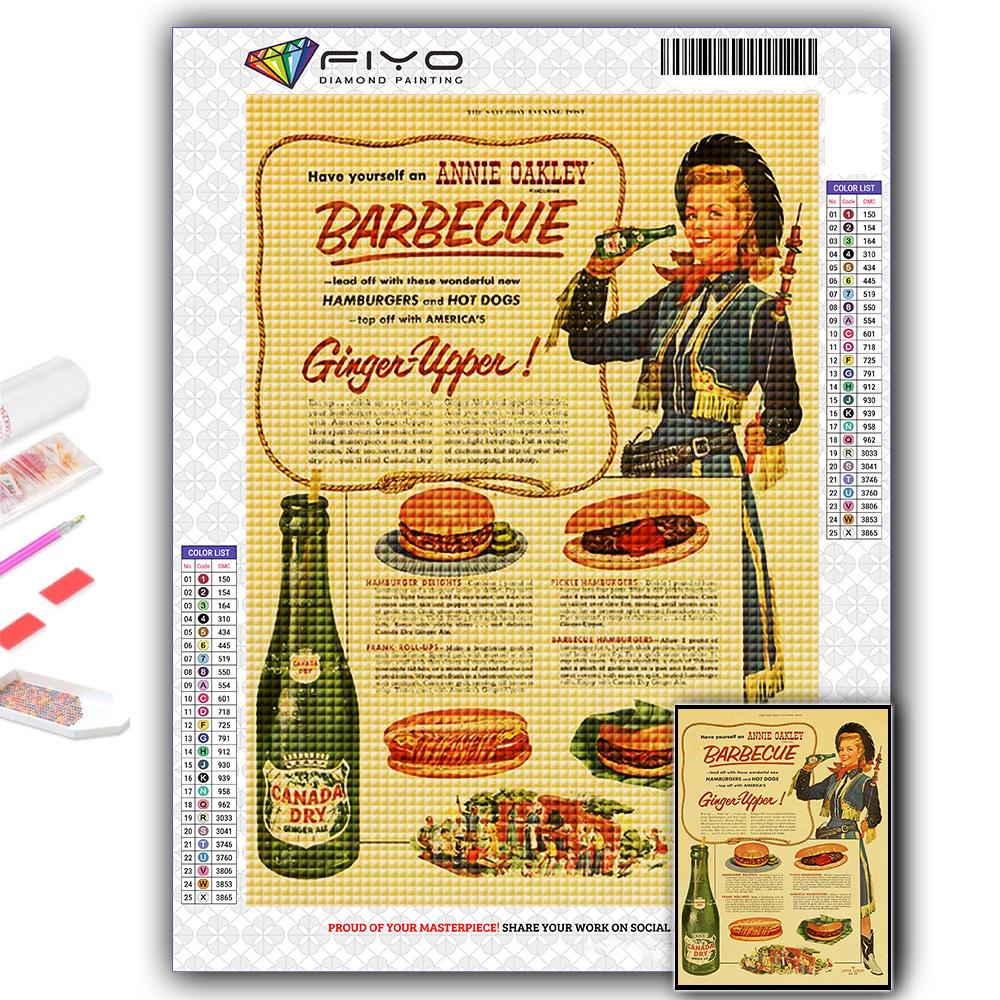 Алмазная картина Вкусная еда Плакат Алмазная мозаика Ремесло Алмазная вышивка Картина
