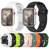Сменный силиконовый ремешок для спортивных часов, удобный ремешок для часов, дышащий, впитывающий пот для Apple Watch 1/2/3/4/5/6/7/SE/8
