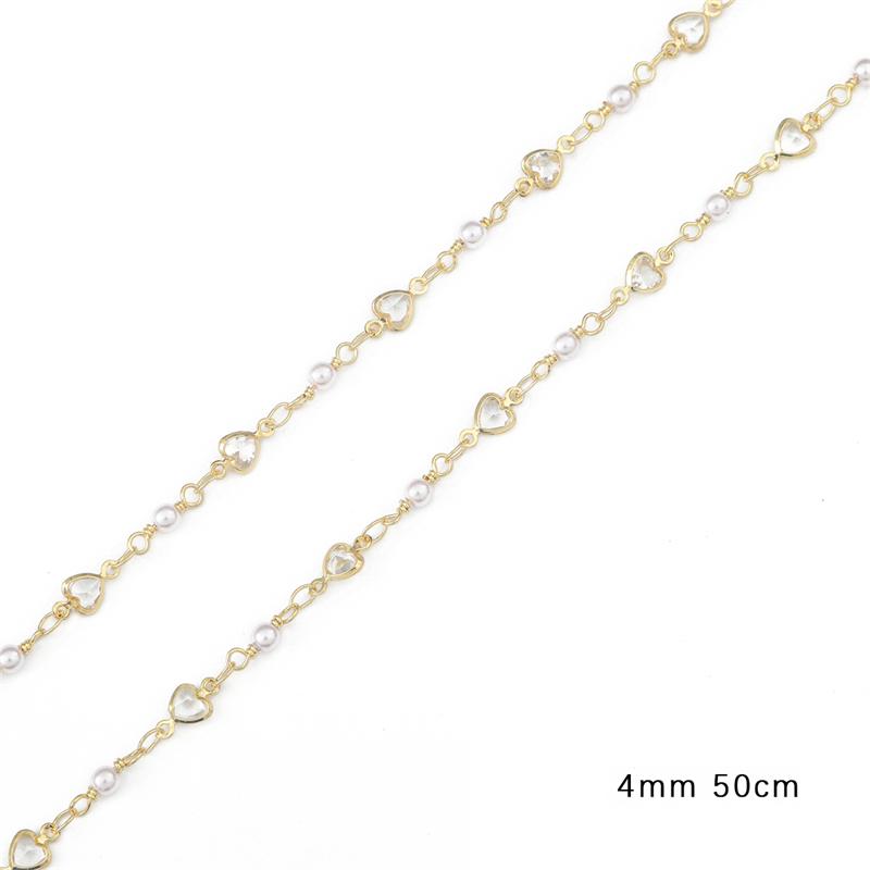 50 см медная цепочка на руку, подвеска для DIY ожерелья, браслета, аксессуары для изготовления ювелирных изделий, принадлежности ручной работы