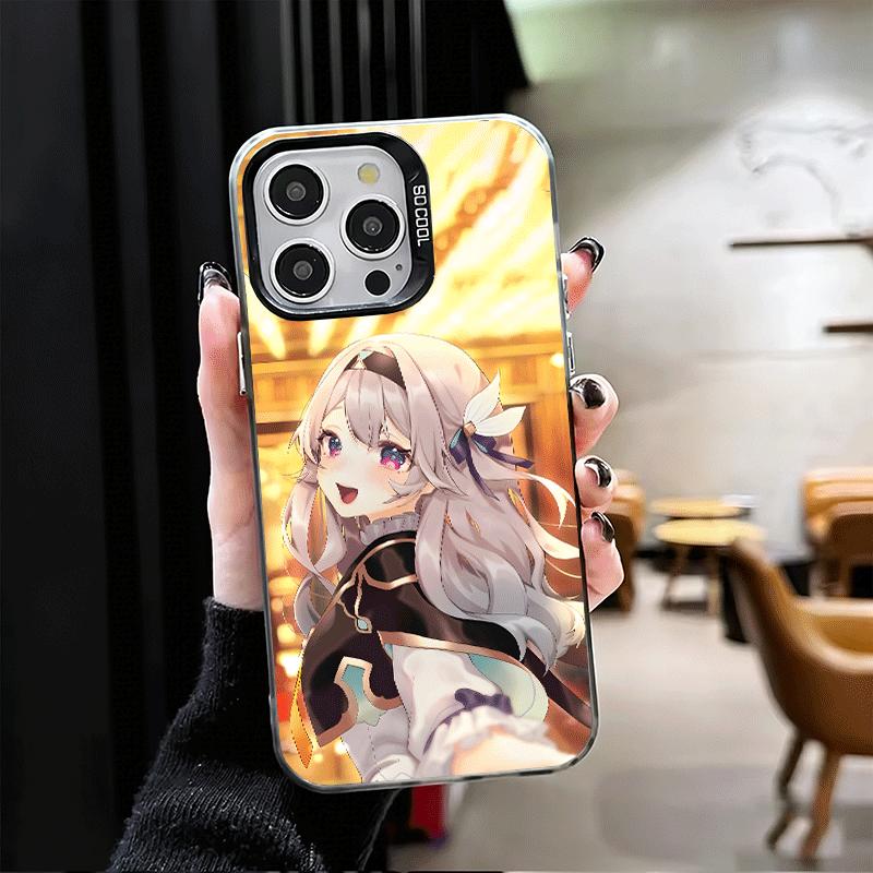 Чехол для телефона Honkai Star Rail Firefly Мягкий для iPhone 15 16 17 Pro Max 17Air 16E 14 Plus 13 12 Mini Ударопрочный Задняя крышка