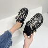 Fashion Summer Women Slippers Platform Rivets Punk Rock Leather Mules Creative Metal Fittings Casual Party Shoes Female Outdoor Slides