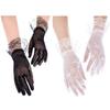 Women Lace Gloves Short Lace Gloves Tea Party Gloves Opera Gloves Bridal Wrist Gloves Dance Gloves Banquet Gloves