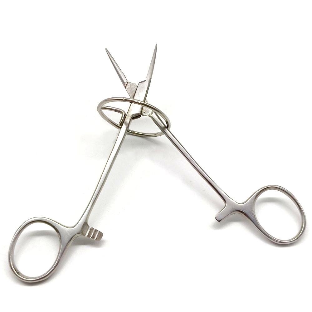 Стоматологический держатель иглы от комаров с кольцом, кровоостанавливающий фиксатор, артериальная хирургия, кольцевые щипцы для удаления мостовидной коронки