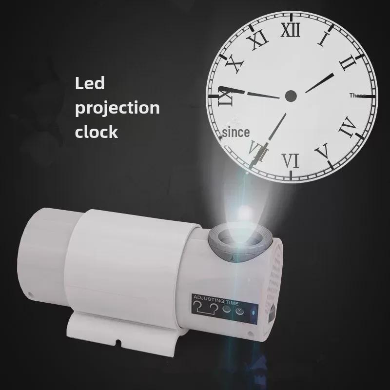 Светодиодные проекционные часы и ночник: Большой дисплей с электронным проекционным фонарем