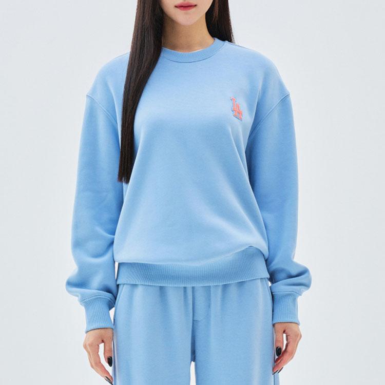New MLB Los Angeles Dodgers Sweatshirts Unisex Blue 3AMTB0336-07SBS