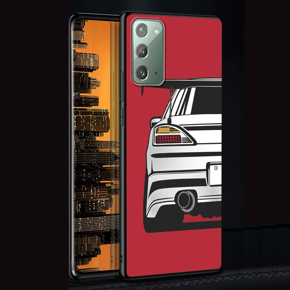 Эстетический автомобильный чехол со спортивными автомобилями для Samsung Galaxy Note 20 Ultra 10 Lite 9 8 A53 A52 S23 S22 S20 Plus, черный силиконовый чехол для телефона