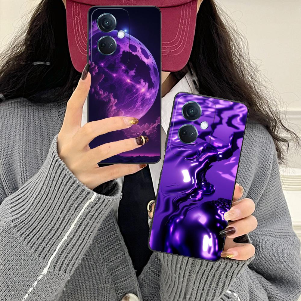 Роскошный Фиолетовый Чехол для Мобильного Телефона для OPPO Find X9 X8 X7 X6 X5 X3 X2 Plus s Pro Ultra Lite Цветной Печатный Чехол Красивый Чехол