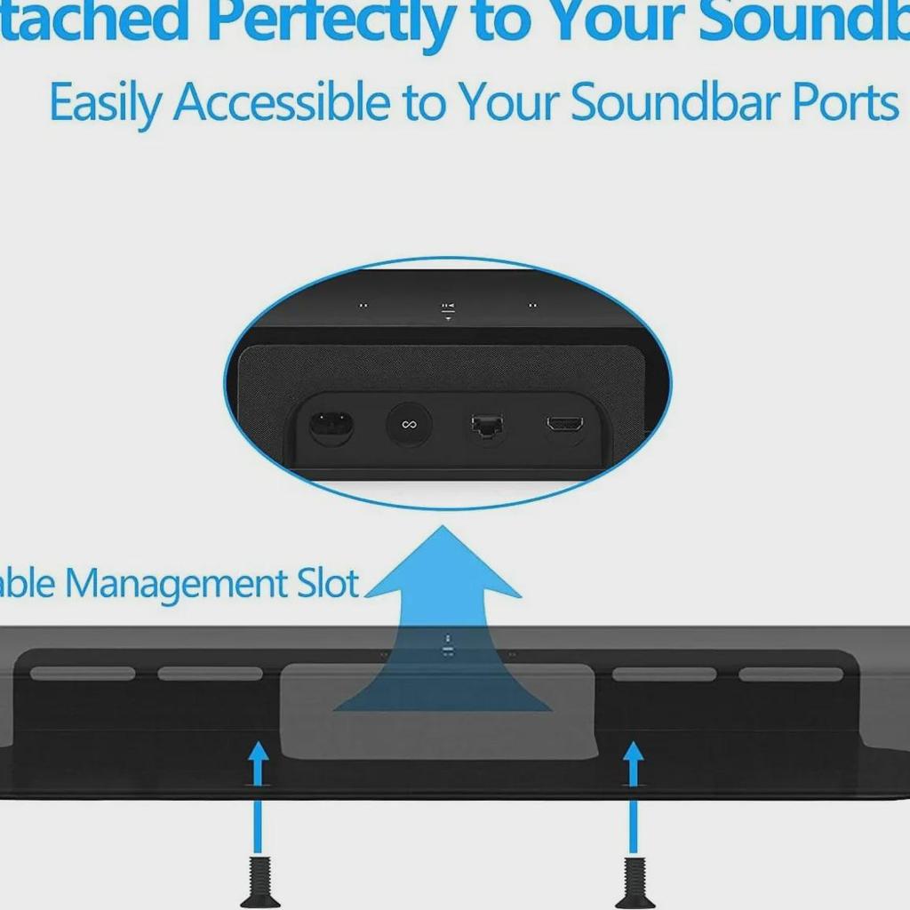 Кронштейн для настенного крепления SONOS Beam Sound - черный/белый, сейчас в наличии