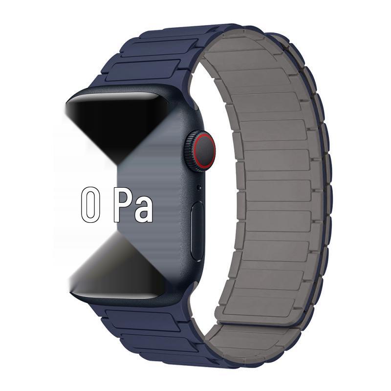 Магнитный силиконовый ремешок Zhang Jingyi для Apple Watch S9/8/iWatch10 Ultra