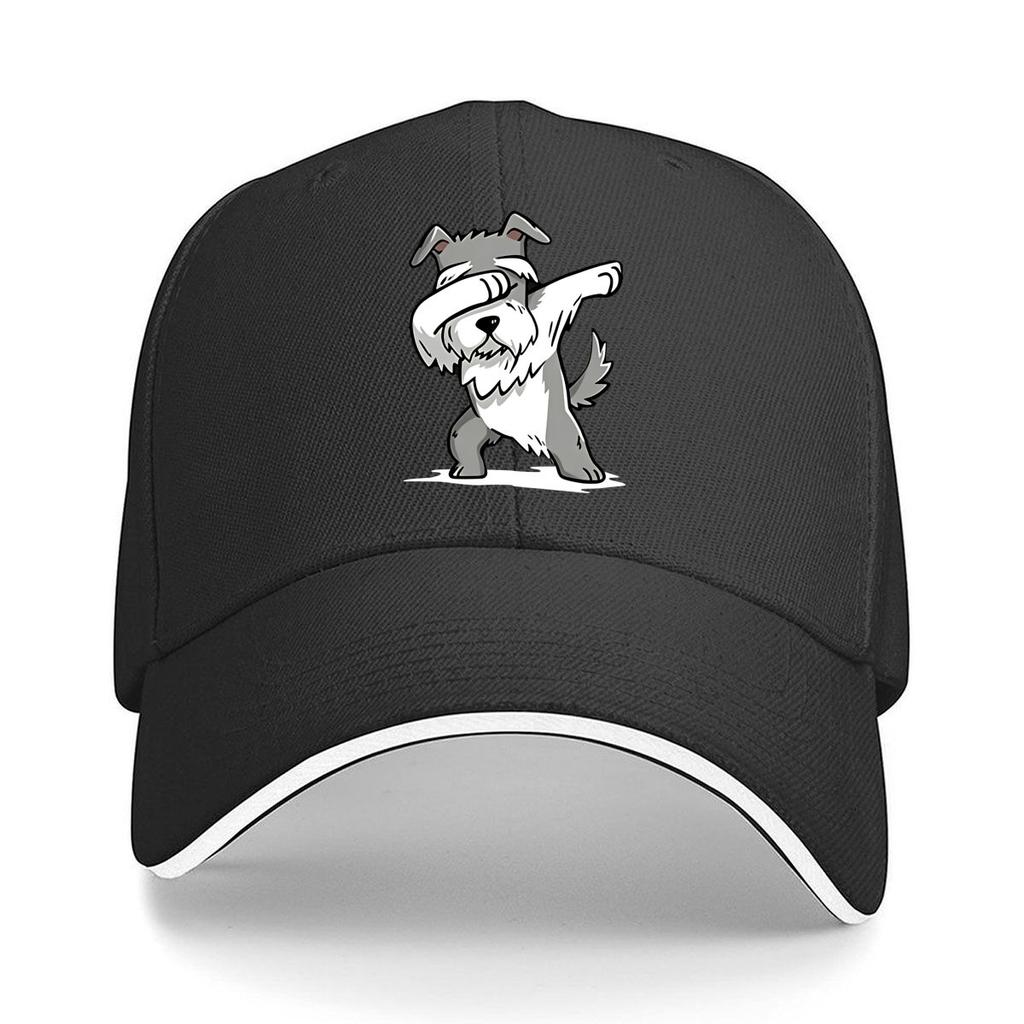 Cool and Handsome Ancient and Quirky Shirary Dog Print Baseball Cap Curved Brim Cap Outdoor Sandwich Baseball Cap