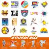 50 Yellow Softball Stickers Softball Stickers Skateboard Guitar Suitcase Waterproof Stickers