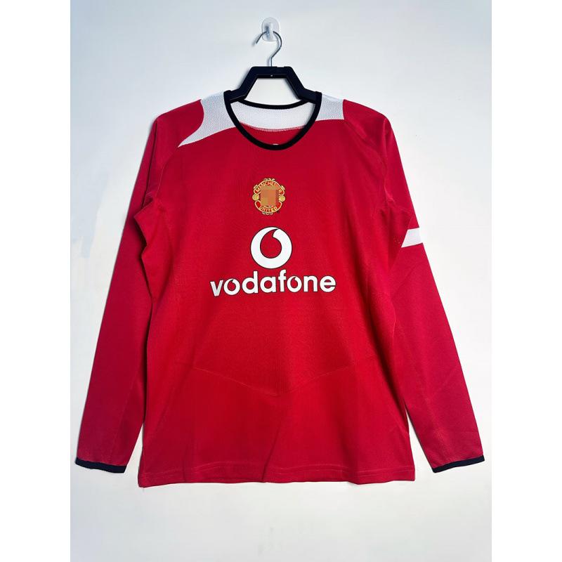 Red Devils 0406 Manchester United Premier League Jersey No. 7 C Ronaldo Long Short Sleeve  Rooney 08-09 Champions League Edition Manchester United