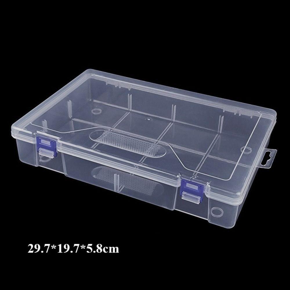 Прозрачный прозрачный ящик для хранения пластиковых мелочей органайзер упаковочные коробки