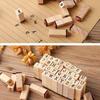 A Set Letters Retro Seal Wood Stamps Wooden Rubber Stamps Scrapbooking Stationery DIY Craft Album Decoration Handmade