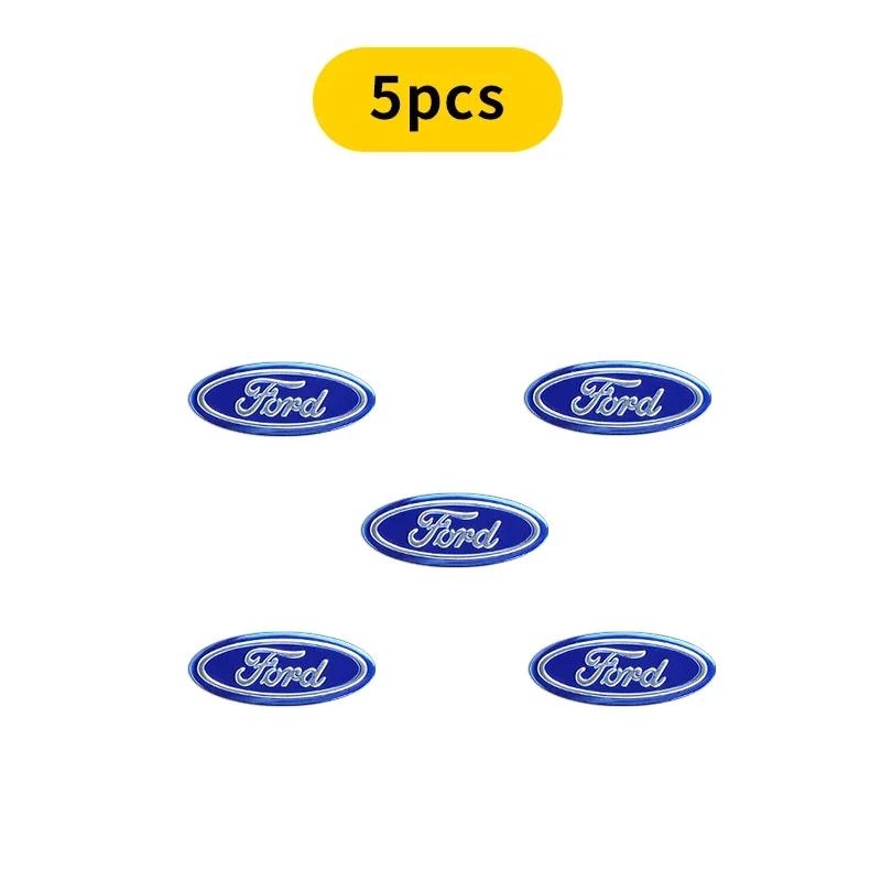 Автомобильная наклейка 2026 Ford Новый 2025 Горячая 21 мм Автомобильный пульт ДУ Ключ Логотип Эмблема Наклейка Декорация Декаль Для Ford ST FOCUS 2 3 Mondeo Fiesta