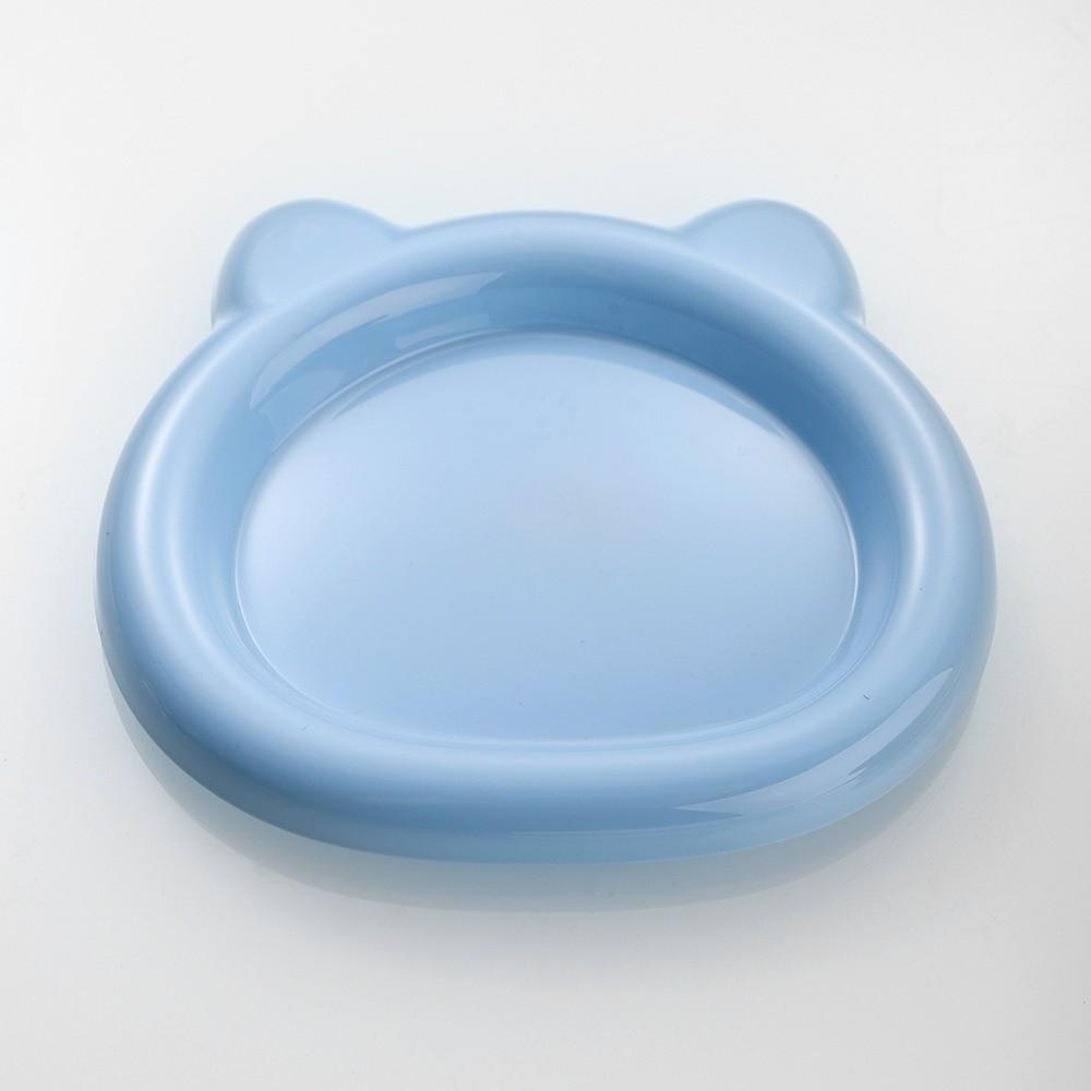 Pastry Plate Cat Bowls Plastic PP Dog Plate Colorful Kitten Bowl for Puppy Cat