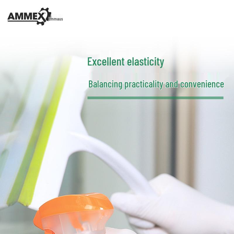 Aimas White Nitrile Powder-Free Textured Disposable Gloves