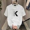Summer Men Women Round Neck Short Sleeve Print T Shirt Breathable Sport Tops