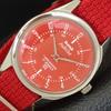 ВИНТАЖНЫЕ ЧАСЫ HMT JUBILEE С РУЧНЫМ ЗАВОДОМ, ИНДИЙСКИЕ МУЖСКИЕ, ЦИФЕРБЛАТ КРАСНОГО ЦВЕТА a700117-5