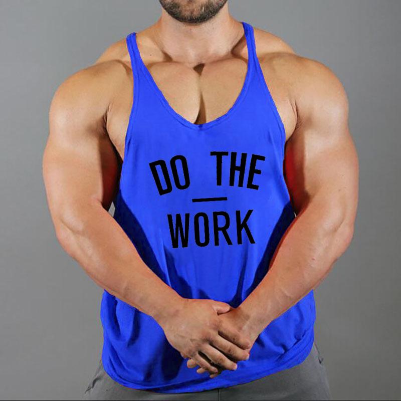 Muscleguys Бодибилдинг Фитнес Golds Gym Футболки с буквенным принтом и графическим принтом Хлопковые майки на бретелях