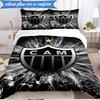 3PCS Clube Atlético Mineiro With Shield Soft Bedding Set,Including 1pc Duvet Cover And 2pcs Pillowcases Perfect for Bedroom, Dormitory, Fan gift