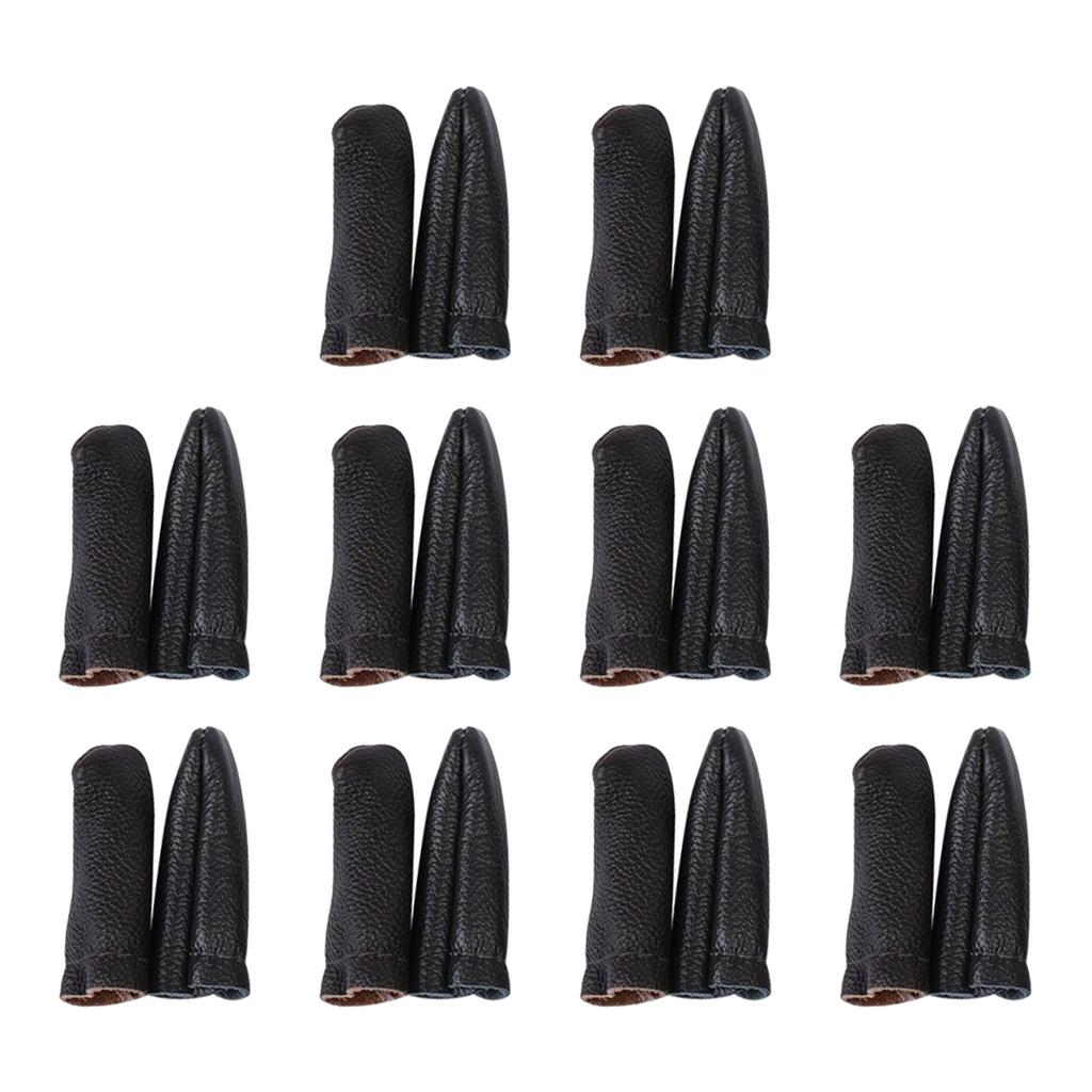 5 наборов/10 наборов кожаный наперсток защита пальца наперсток/защита большого и указательного пальца для ручного шитья рукоделия