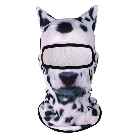 3D Cat Велосипедная Балаклава с капюшоном и ушками, Балаклава с принтом животных для активного отдыха, музыкальных фестивалей, рейвов, лыж