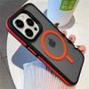 Роскошный цветной матовый полупрозрачный магнитный чехол в оправе Magsafe для iPhone 14 11 12 13 15 Pro Max Plus, чехол для беспроводной зарядки