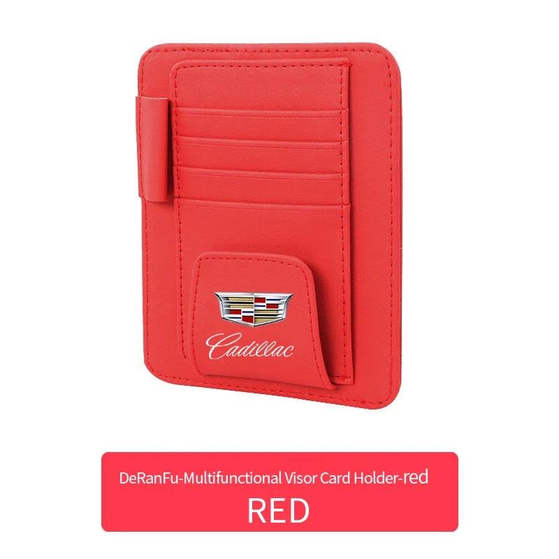 Car Sun Visor Sunglasses Clip Card Holder for Cadillac Seville XT4 CT4 SLR STS EXT CTS Escalade CT5 Coupe Auto Accessories tbhgm88